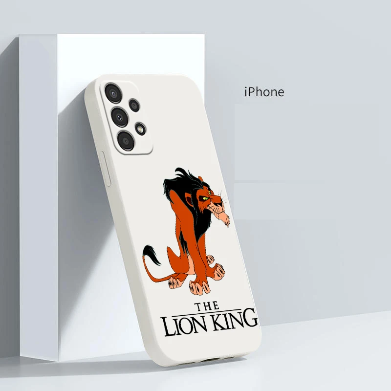 

Mickey Lion King Villain For Samsung A24 A23 A22S A21S A14 A13 A12 A11 A04 A03 A02 Core Lite Liquid Rope Phone Case