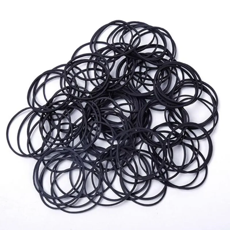 5000PcsBlackRubberBandsStationeryHolderGoodQualityElastics