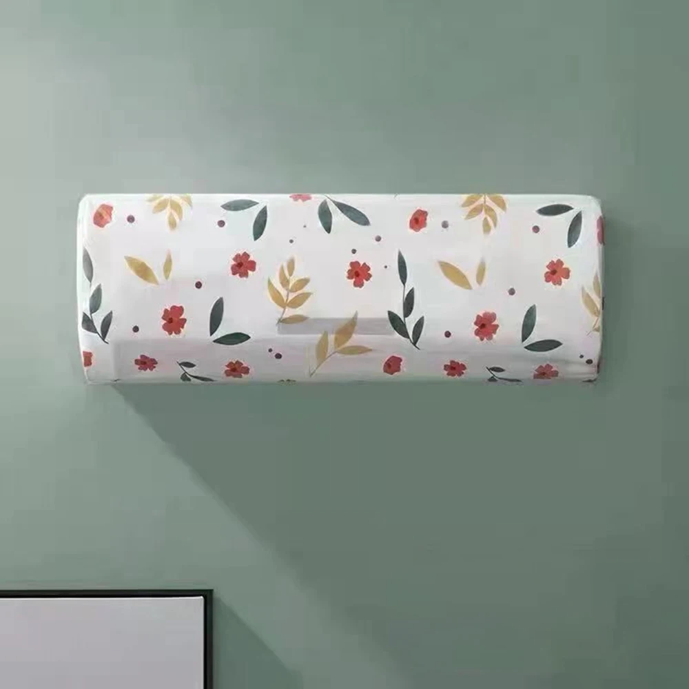 Air Conditioning Cover 2pcs Air Conditioner Dust Cover Wall Mounted Fan Universal Minimalist Creative Cartoon Washable Fan Cover