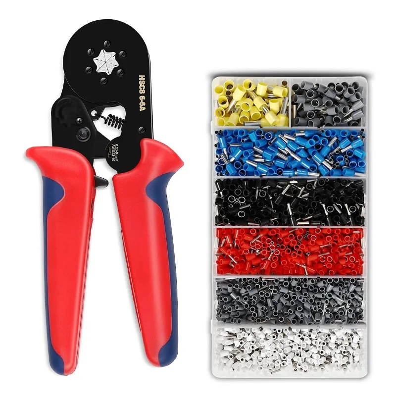 Pince à Sertir Beta Tools 1606T Pour Cosses Tubulaires 0,1-10mm² - 4 Faces, 173mm