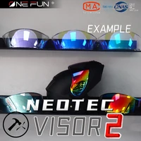 Helmet Visor For Shoei Neotec 2 CNS-3 Full Face CNS3 Neotec II Photochromic Helmet AntiFog Pinlock Lens Shield Mask Black Silver 1