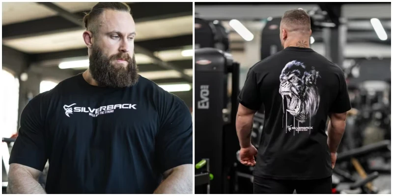 Vintage Gorilla Gym Print Unisex Oversized Cotton T-Shirt - Streetwear Casual Essential
