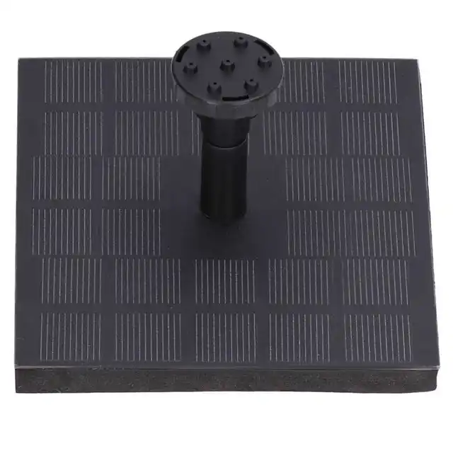 Monokristályos Vízszivattyú Napenergia -Szökőkút 70 Cm -Es Maximális Emelés Különböző Fúvókákkal Az Akváriumok Számára A Kültéri Vízképhez - Image 3
