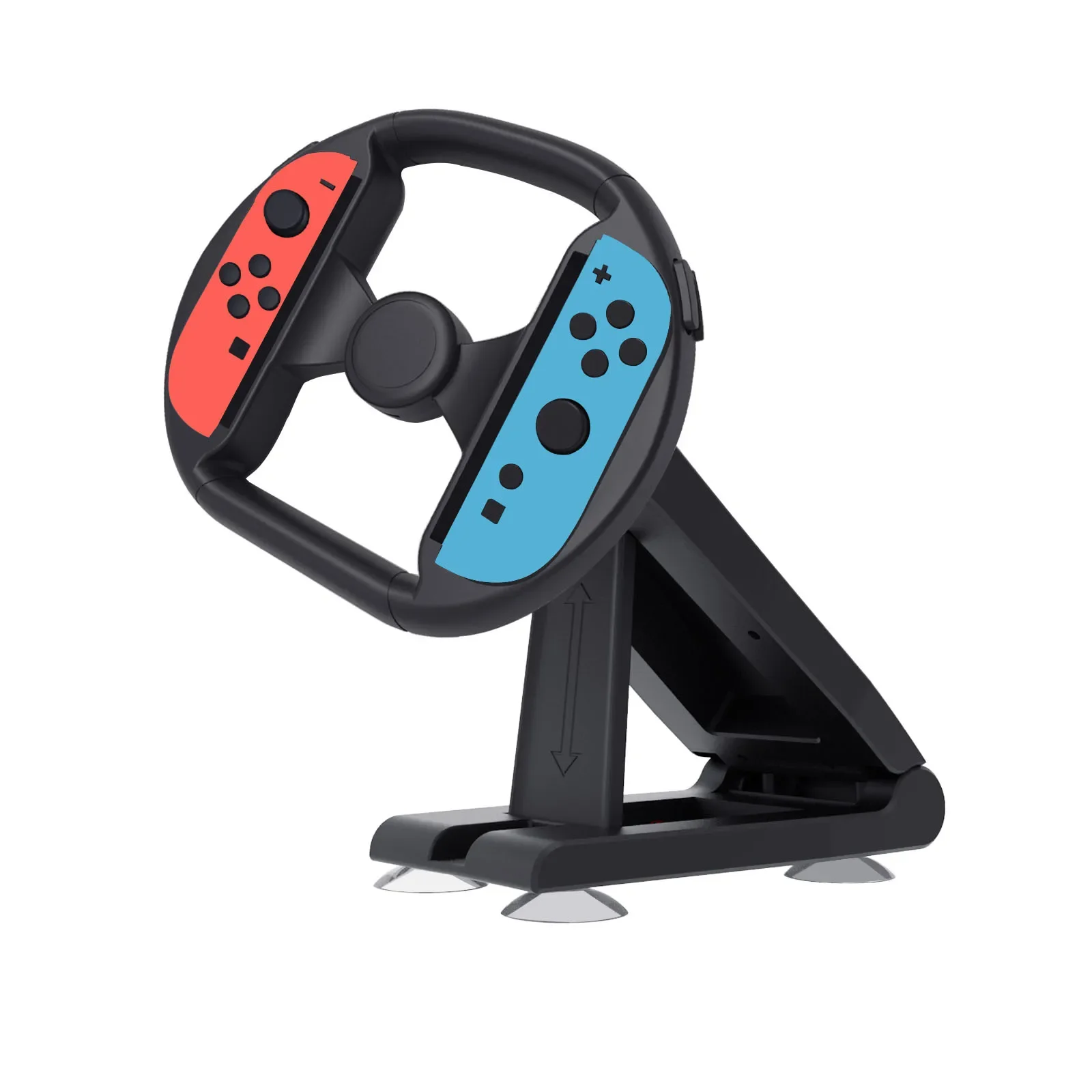 2025 Steering Wheel Parts Components Controller Attachment with 4 Suction Cups for Nintendo Switch 2 Racing Game NS Accessories