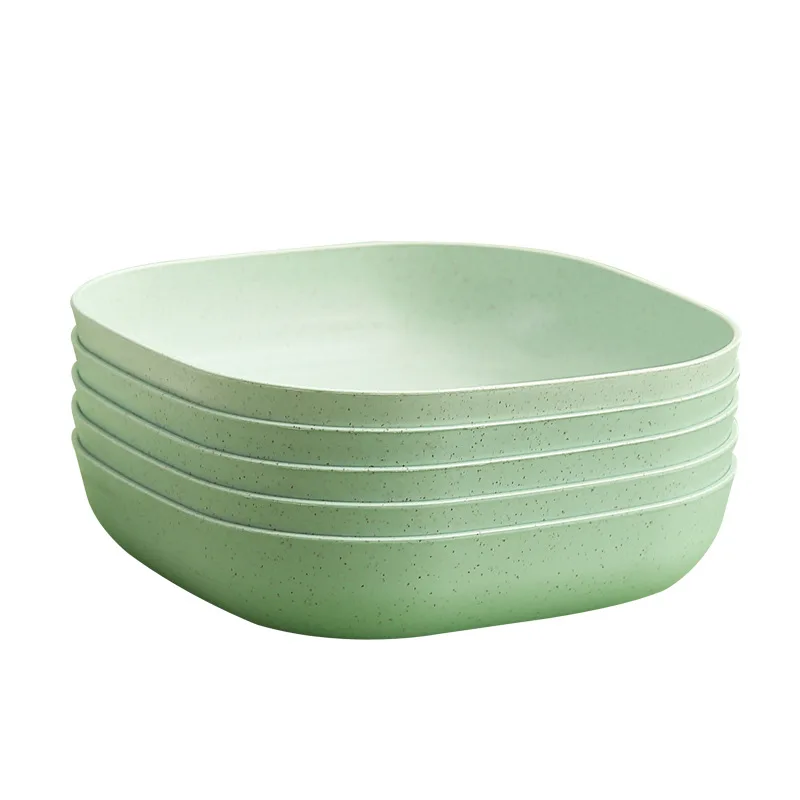 0138High Quality Spit Bone Dish Household Small Dish Salted Vegetable Plastic Snack Cake Dining Table Garbage Fruit Plate