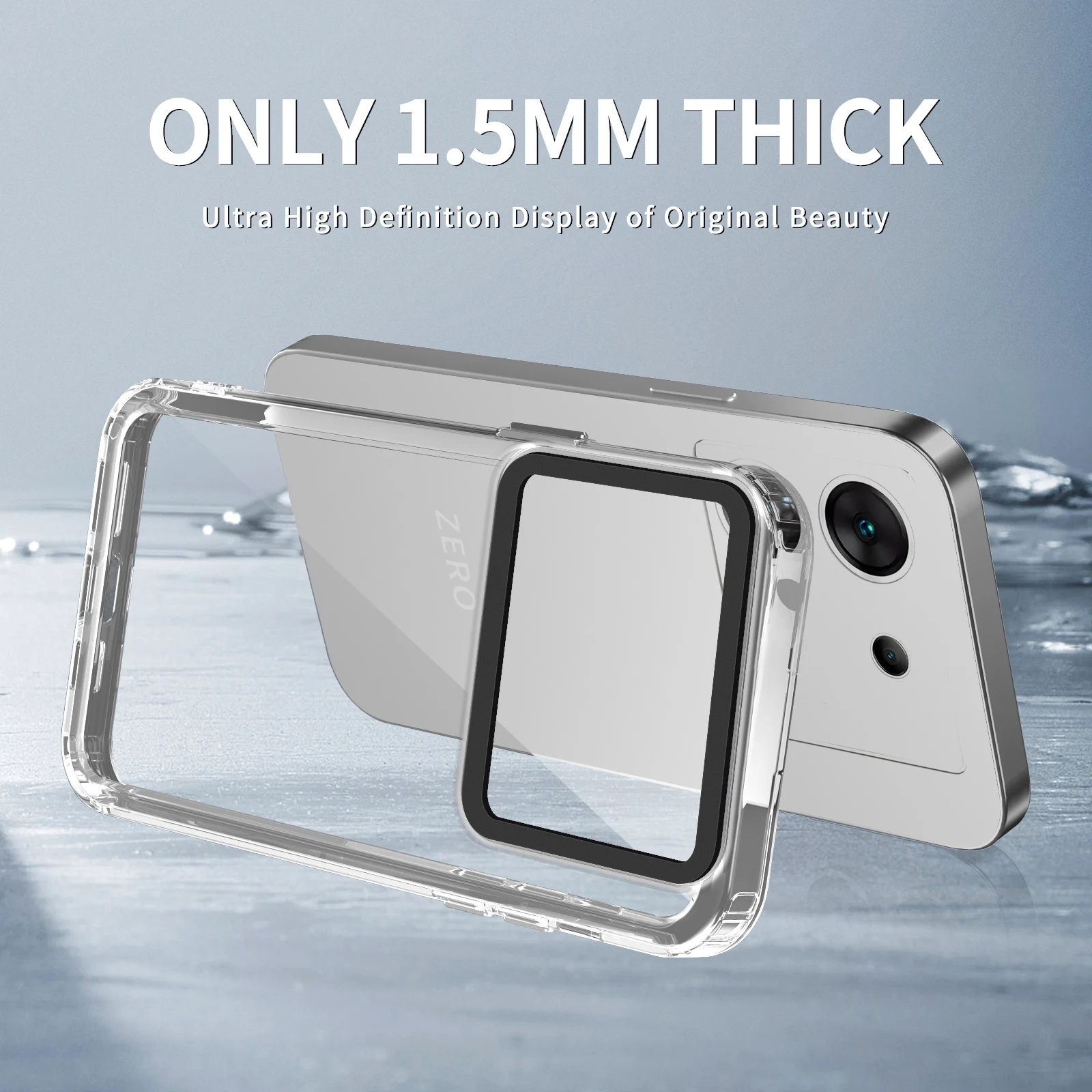 

Подходит для телефона, прозрачная внешняя защитная накладка, четыре угла, защита от падения, акрил