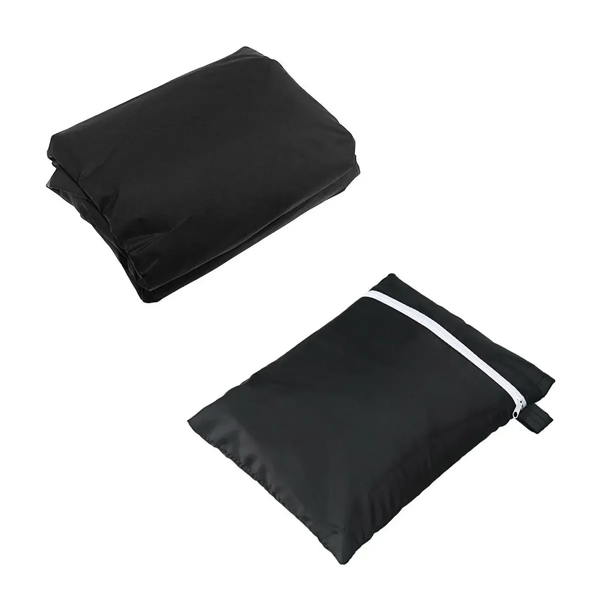 XS-XXXL Super Heavy Grill Cover Outdoor Garden Waterproof Grill Cover Black Portable Oxford Cloth Wear-resistant BBQ Cover 6