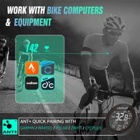 CYCPLUS Heart Rate Sensor Armband Wrist Belt Bluetooth ANT+ Fitness Monitor for Garmin Wahoo GPS Bike Computer 3
