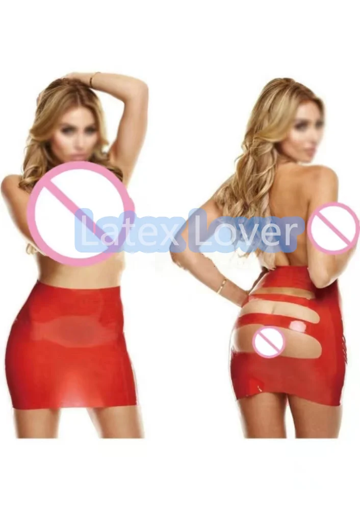 

Горячая Сексуальная мини-юбка из 100% натурального латекса, открывающаяся на ягодицах, женская короткая юбка (без молнии), клубная одежда