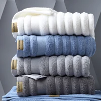 100% Cotton Towel Quality Face Bath Towels White Blue Grey Soft Feel Highly Absorbent Shower 1 Pcs Home Comfort Towel Bath Towel 1