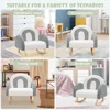Kids Sofa, Toddler Rocking Chair with Solid Wooden Frame, Anti-Tipping Design, Plush Fabric, Children Armchair for Nursery 6