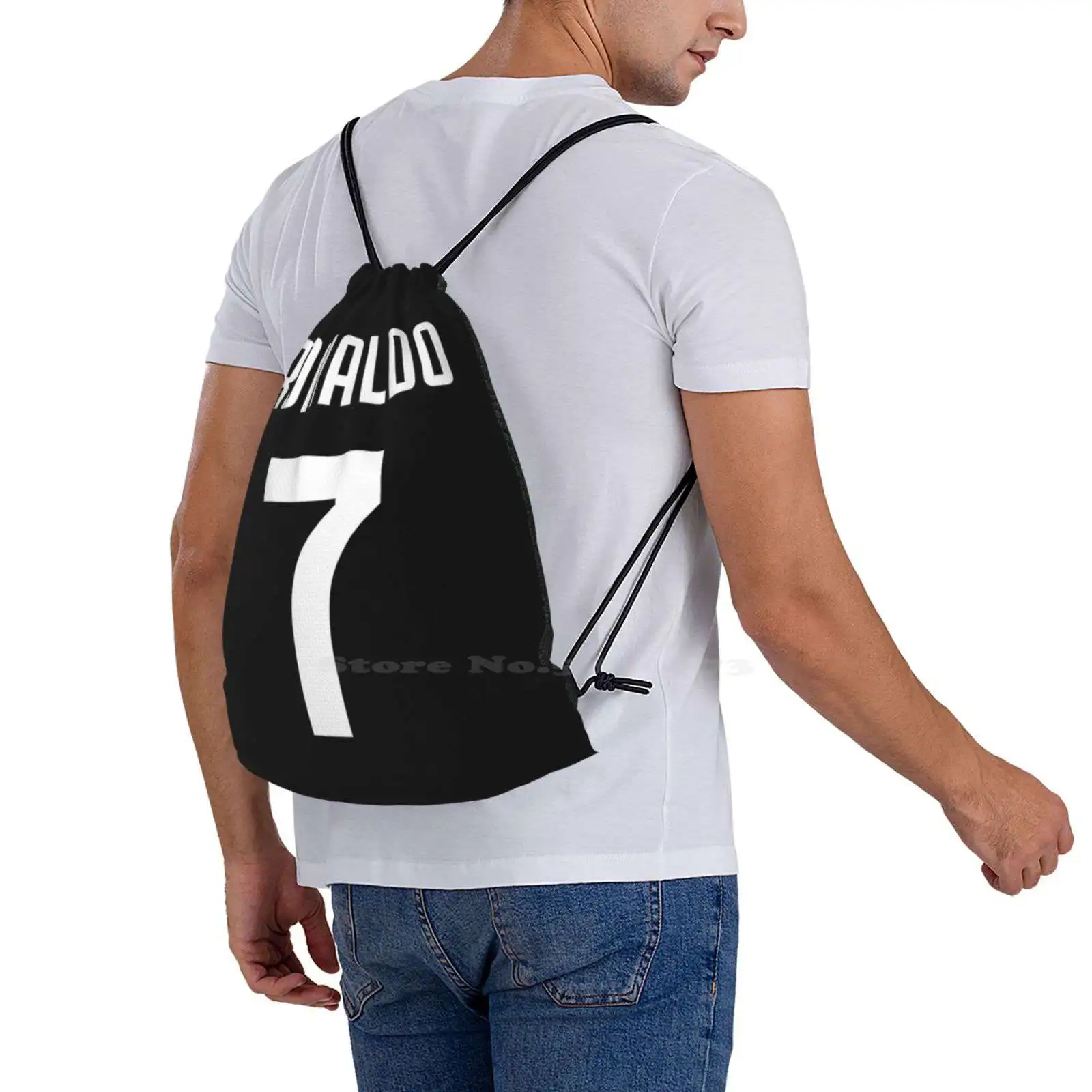 S9f9f0a822cc44da3b899e5754799552cJ Mochila Ronaldo 7 3D para Estudantes | Saco Futebol Portugal