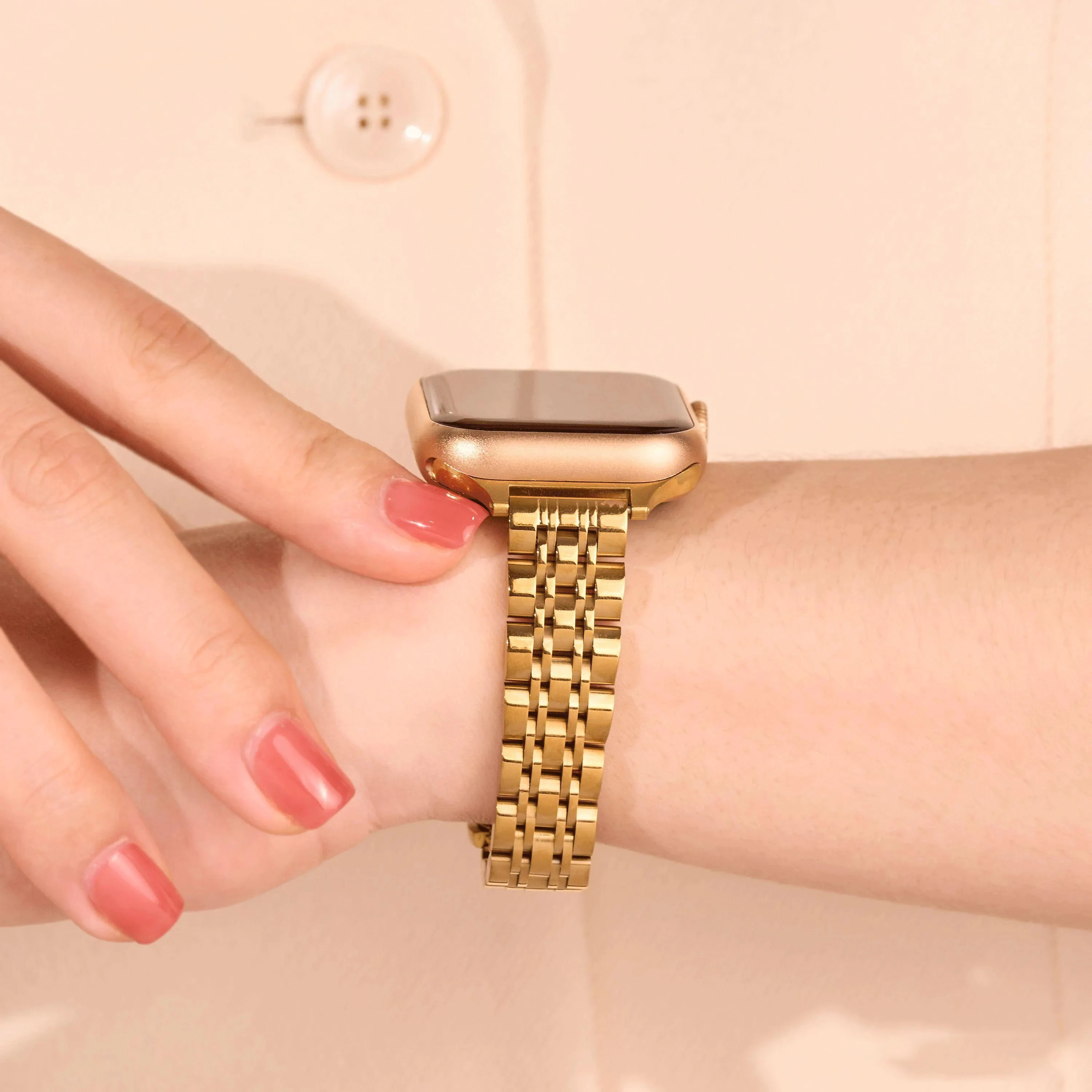 Elegant Stainless Steel Chain Strap