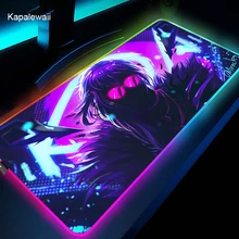

Rgb League of Legends Kda Gaming Mouse Pad Keyboard Mat Table Mat Gaming Accessories Mousepad Led Mouse Game Pc Mats for Mice