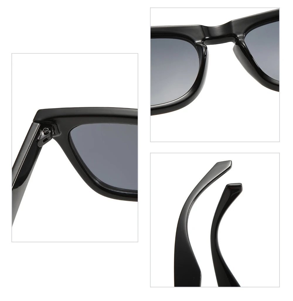 Vintage Luxus Marke Designer Niet Quadrat Sonnenbrille Frauen Mode Klassische Punk Beliebte Neue 2025 Männer Sonnenbrille UV400 – Detail 8