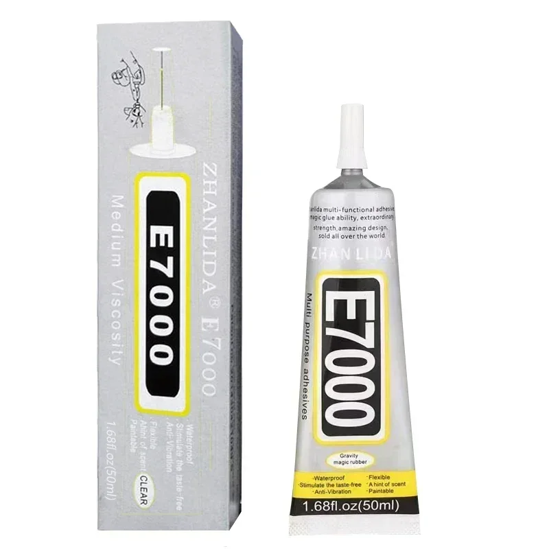 50/100ML E7000 Glue Adhesive Epoxy Resin Repair Glue DIY Crystal Rhinestones Craft Tool Diamond Glass Jewelry Clothes Craft