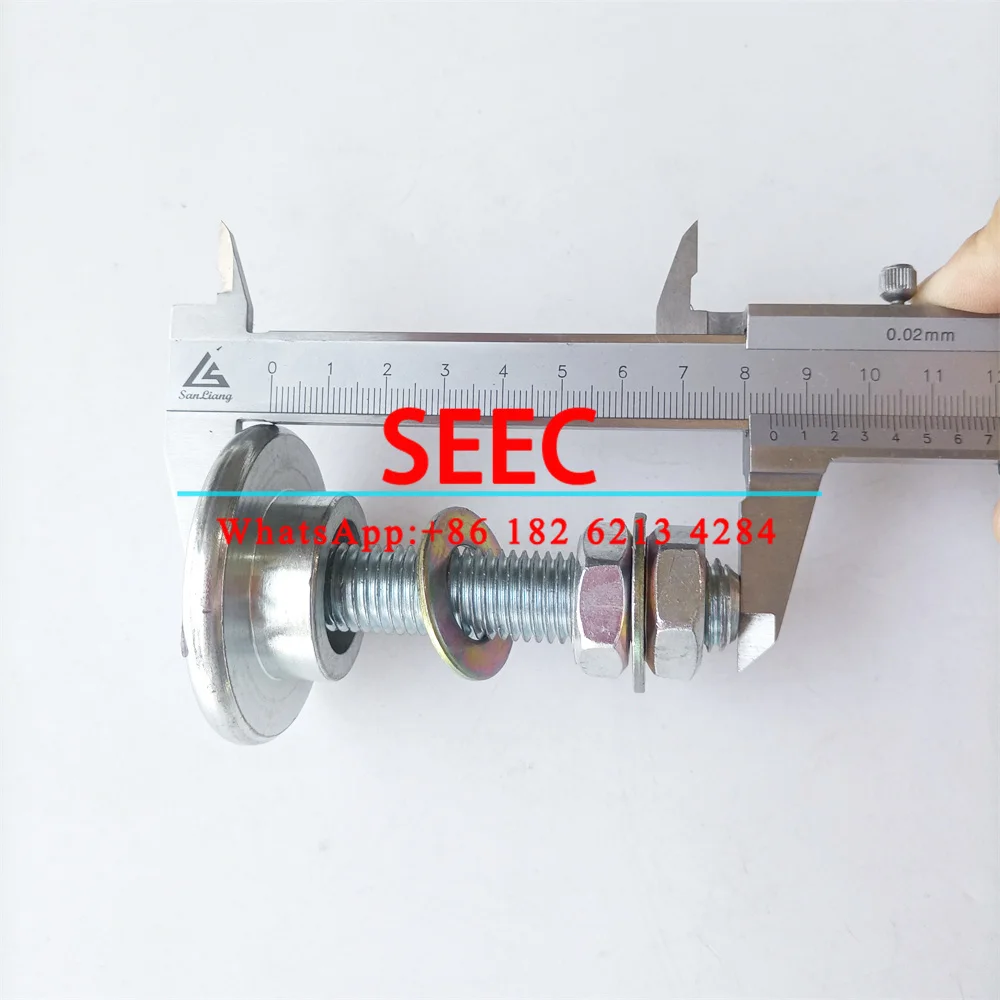 SEEC 2PCS 56*85*6000Z Escalator Handrail Guide Wheel L=85mm M16 Roller OD56mm