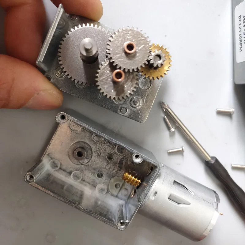 ZGY370 Worm Geared Motor JGY370 4632 DC 6V 12V 24V High Torque Worm Reversible Turbo Metal Geared Gear-box Reducer