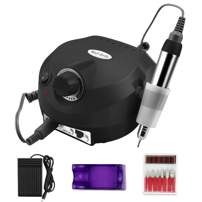 Nail Drill 35000/20000 RPM Electric Nail Drill Machine Mill Cutter Sets for Manicure Nail Tips Pedicure File