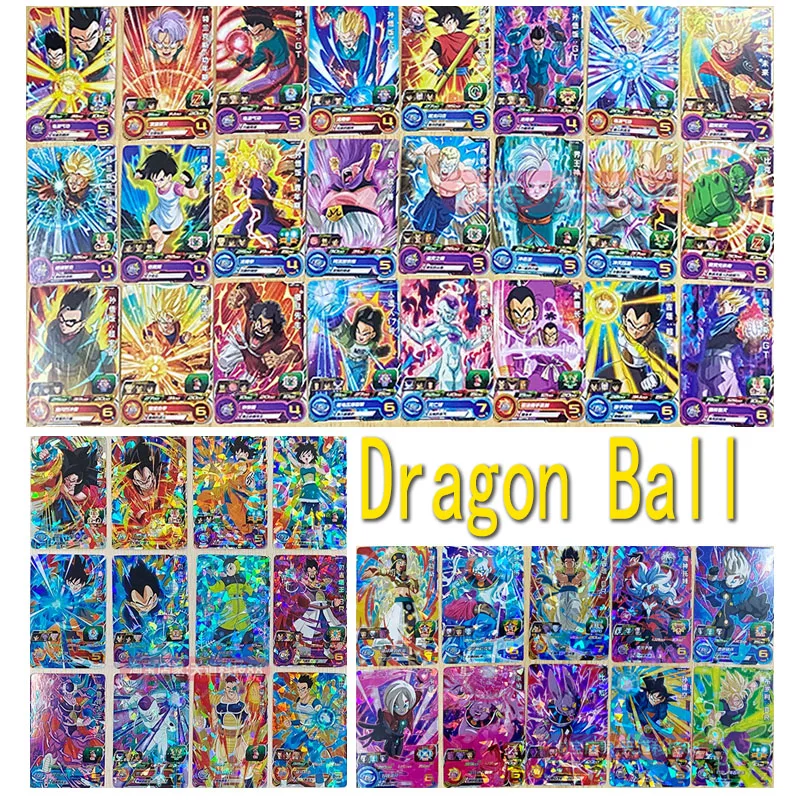 

Dragon Ball Son Goku Bulma krillin Torankusu Master Roshi DIY homemade card sets Toy collection Birthday Christmas gifts