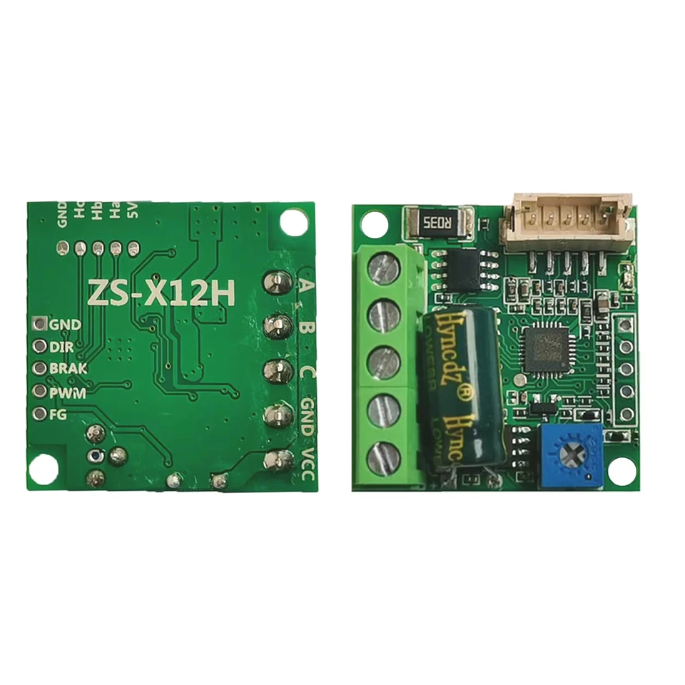DC6-28V 3-Phase DC Brushless Motor Speed Control Module Hall Drive 5P Cable New