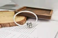 Nouveau bracelet en os de serpent en argent 925, adapté aux breloques Disney avec LOGO original, bijoux féminins haut de gamme exquis 5A, cadeau complet 2