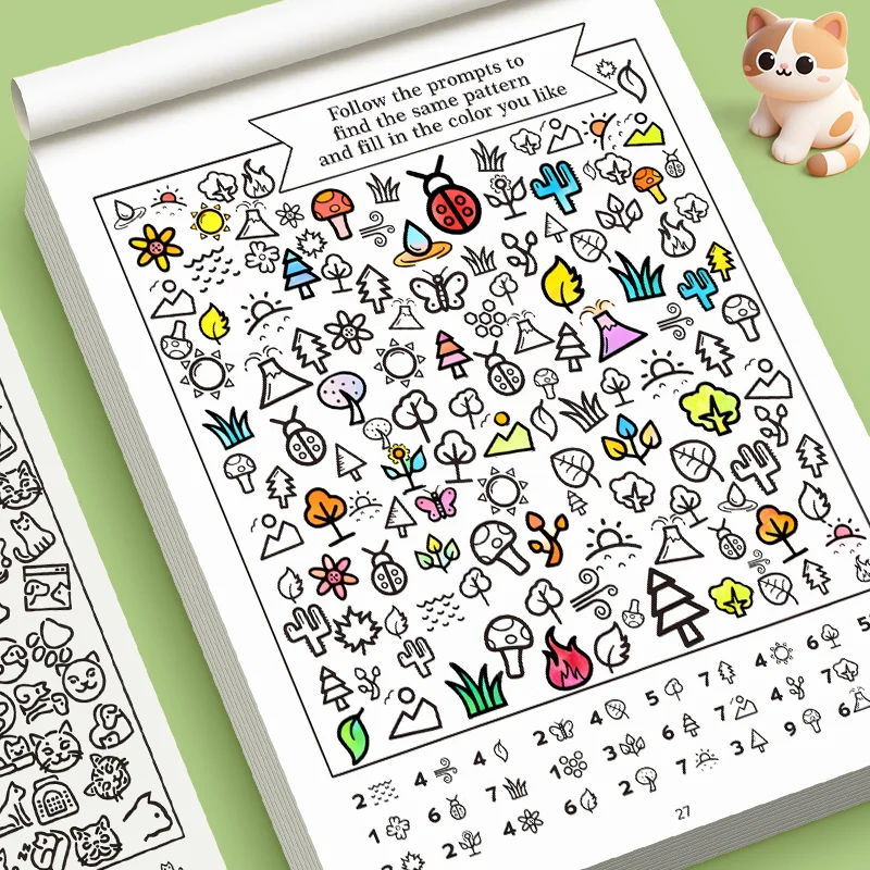 Libro de juegos visuales busca y cuenta para niños_voghion.com