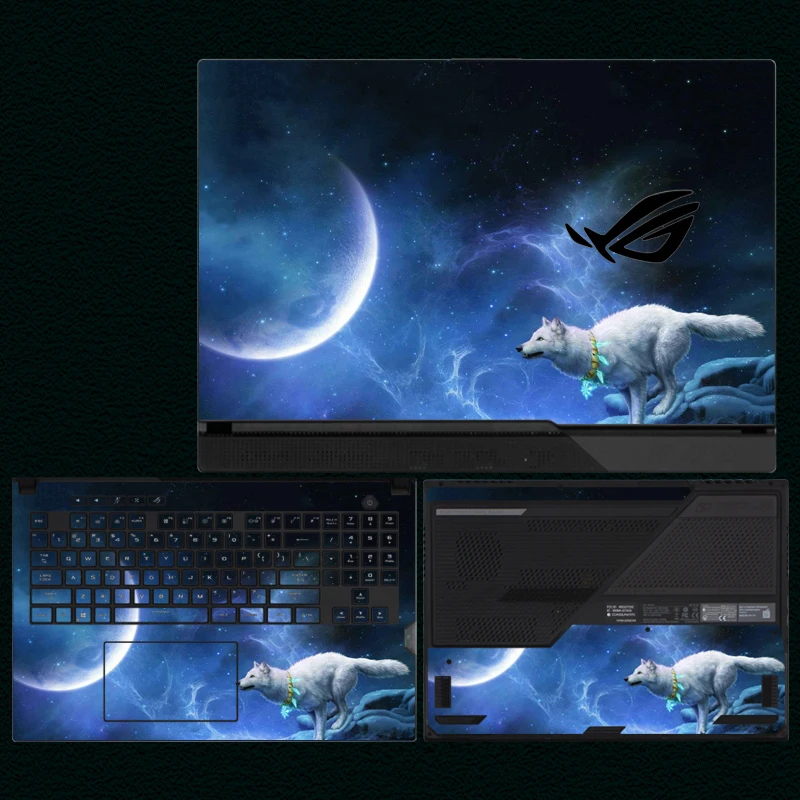 Decals for ASUS ROG Strix Scar 17 () G733P/G17 G713P Vinyl Sticker for ROG Strix G513Q G713Q G513IE Protective Skin for Vinyl Film Sticker,Laptop Sticker