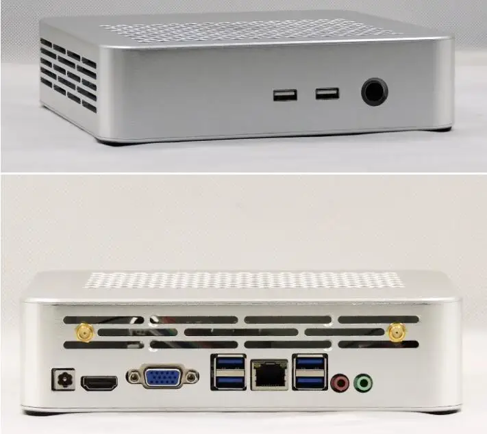 6/7/8/9th i3/i5 6100 7100 9400 Intel Core CPU Aluminum alloy MINI BOX PC portable office home game small Computer wall-mounted 4