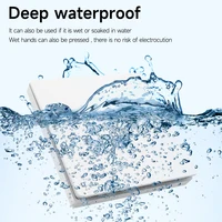 Tuya Zigbee3.0 Smart Remote Control Wireless Switch Household No Battery  Waterproof Rocker Panel Self Powered Lighting Switches - Image 5