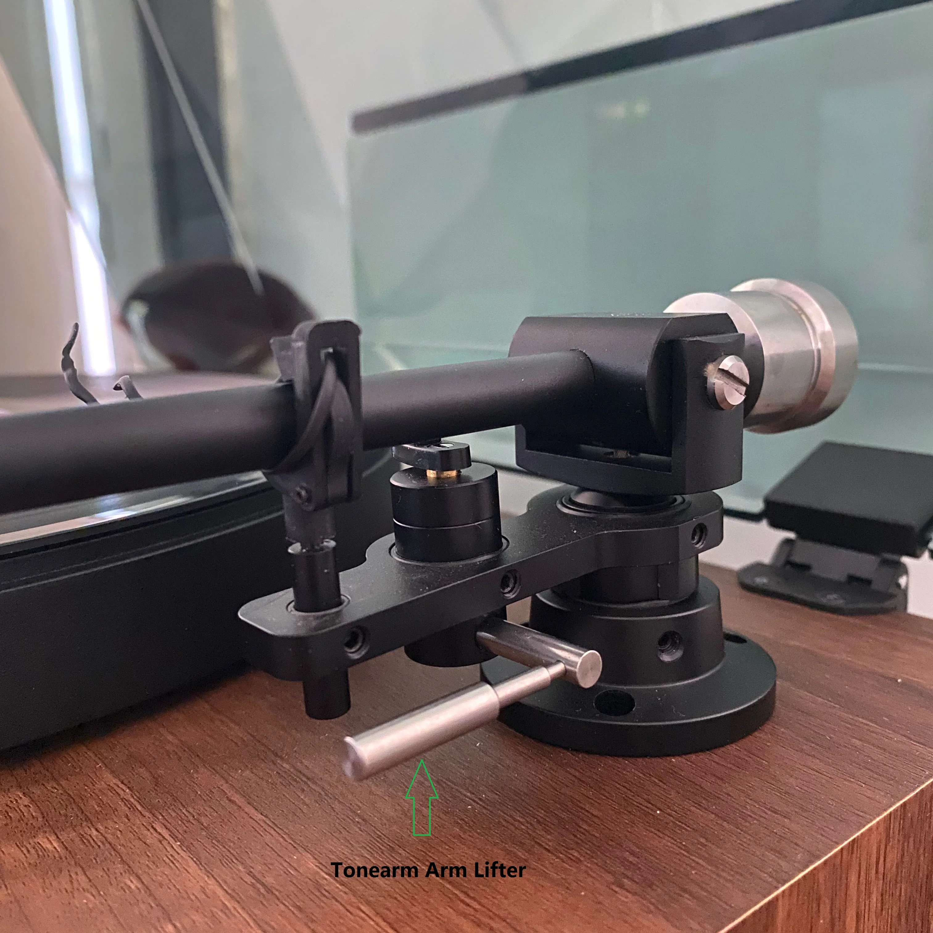 Vinyl Record Tonearm Lifter High-End Tonearm Arm Lifter Lift for Pro-JETT1BT Vinyl Mac QB01 LP Turntable Disc Vinyl Record Player Safety Raiser vinyl record tonearm lifter