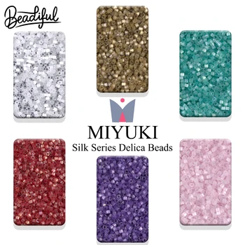 Miyuki Striped Silk Beads 1