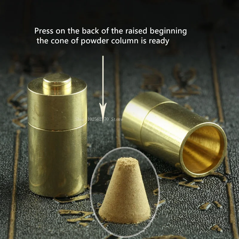 Pure Copper Tower Incense Mold Press Type Powder Incense Cone Appliance DIY Household Hand-made Tower Supplies Tools