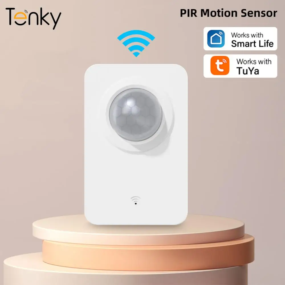 

Смарт-датчик движения Tenky Tuya с Wi-Fi, угол обзора 128 °