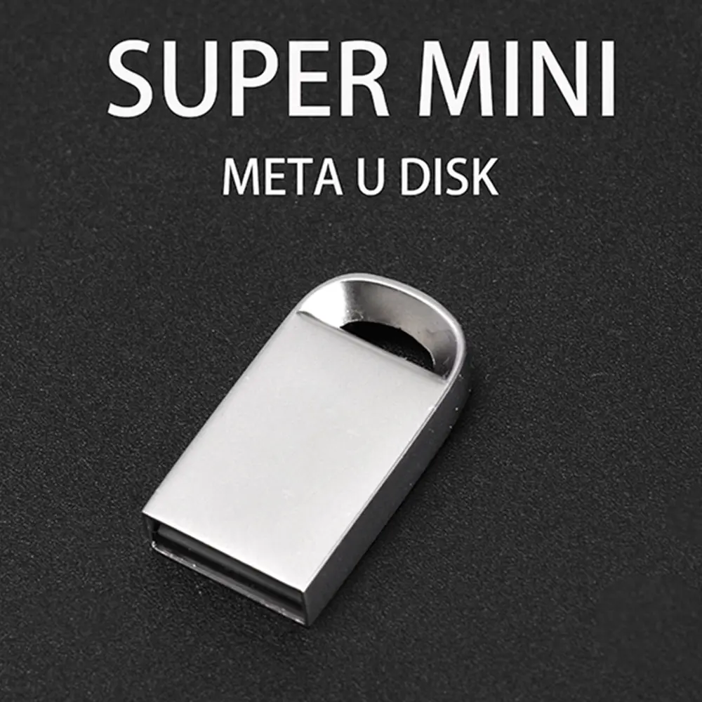 Mini USB Flash Drives Metal Pen Drive 64GB Business Memory Stick Free