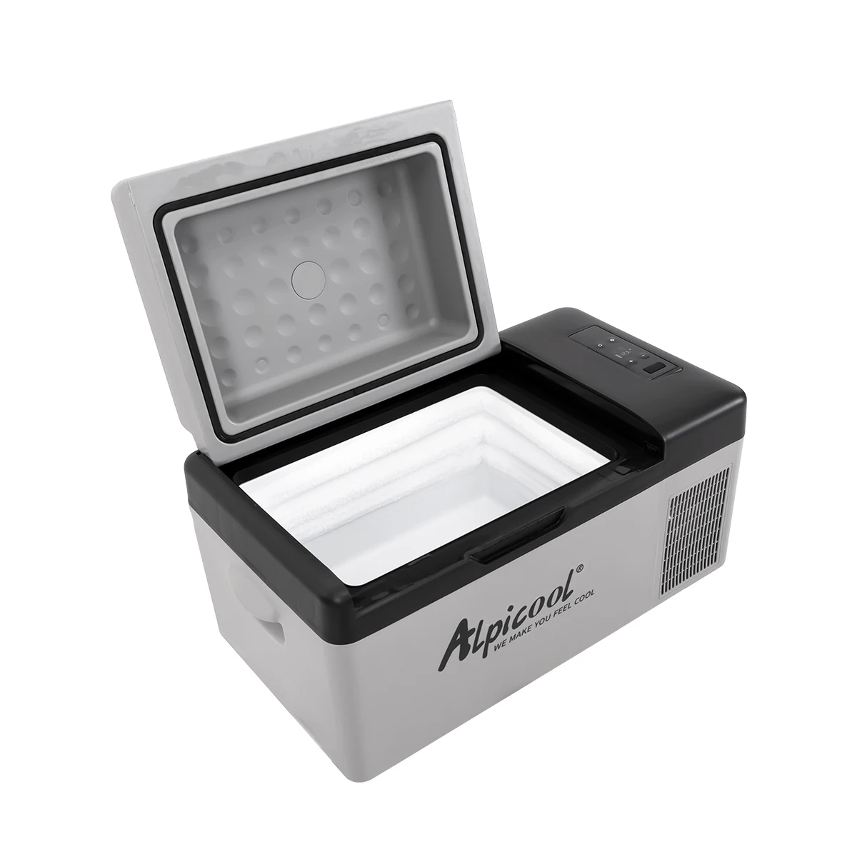 Alpicool 20L Mini Cooler Fridge 12/24V Compact Lightweight Compressor Electric Car Fridge Portable Refrigerator for Car