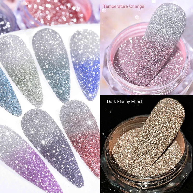 Glitter Powder Nail Decoration Nail Art Nail Sequins Nail Powder Shiny  Pretty *