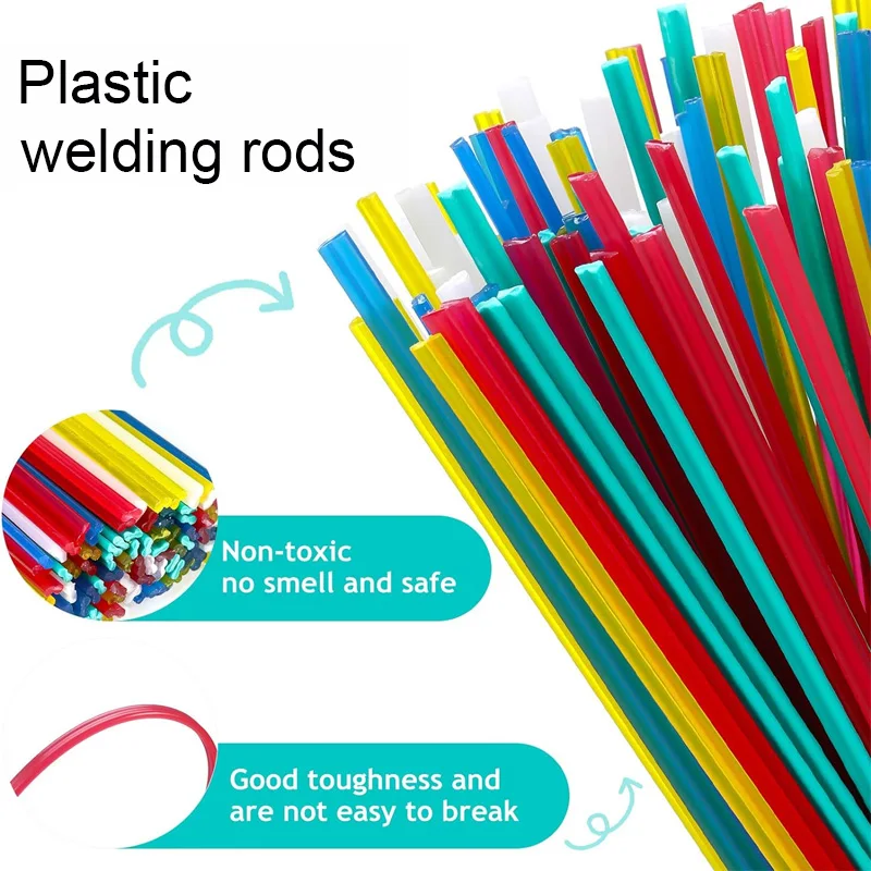 25/50PCS Plastic welding rods ABS/PP/PVC/PE Welding Sticks 5x2mm for Plastic Welder guns Bumper Repair Welding Supplies ﻿