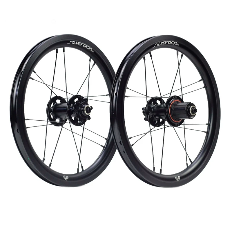 SILVEROCK SR30A-HUB001 Leichtmetallfelgen 16 Zoll 305 349 8-11s 100 mm 135 mm Scheibenbremse für Gust K3 Plus Kinder-Klappfahrrad-Laufradsatz – Detail 9