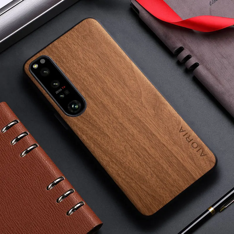 Bamboo Wood Pattern Leather Design Back Cover Case