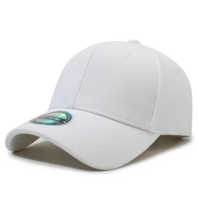 Nouveau Stretch ajusté entièrement fermé élasticité Flexible Flex Hiphop casquettes chapeaux ajustement visière Baseball Snapback blanc solide époque hommes femmes