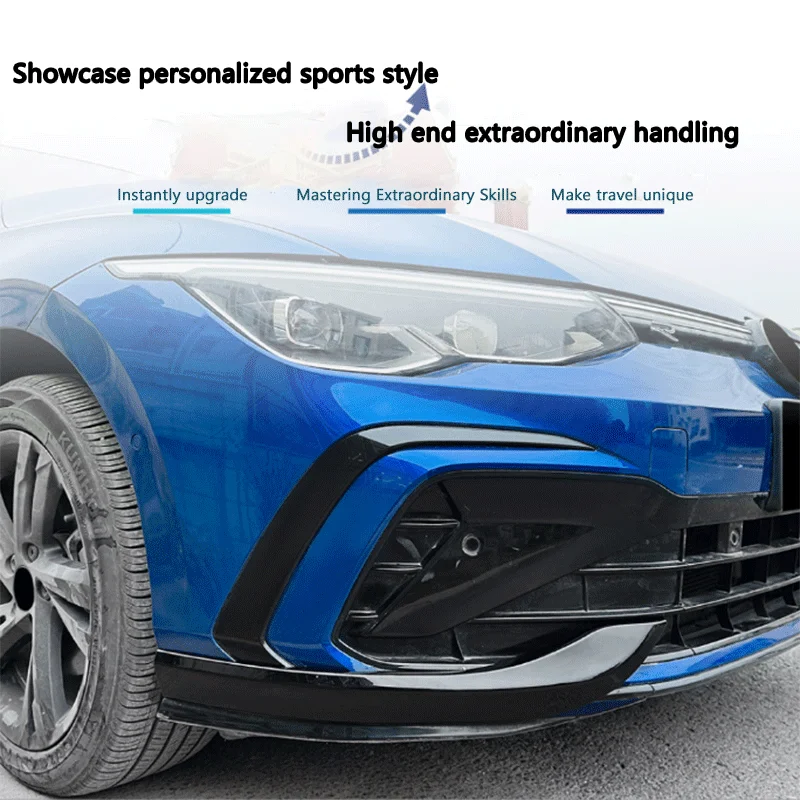 2020-2024 폭스바겐 골프 8 MK8 GTI R라인 개조용 CS 프론트 윈드 블레이드 개조 부품