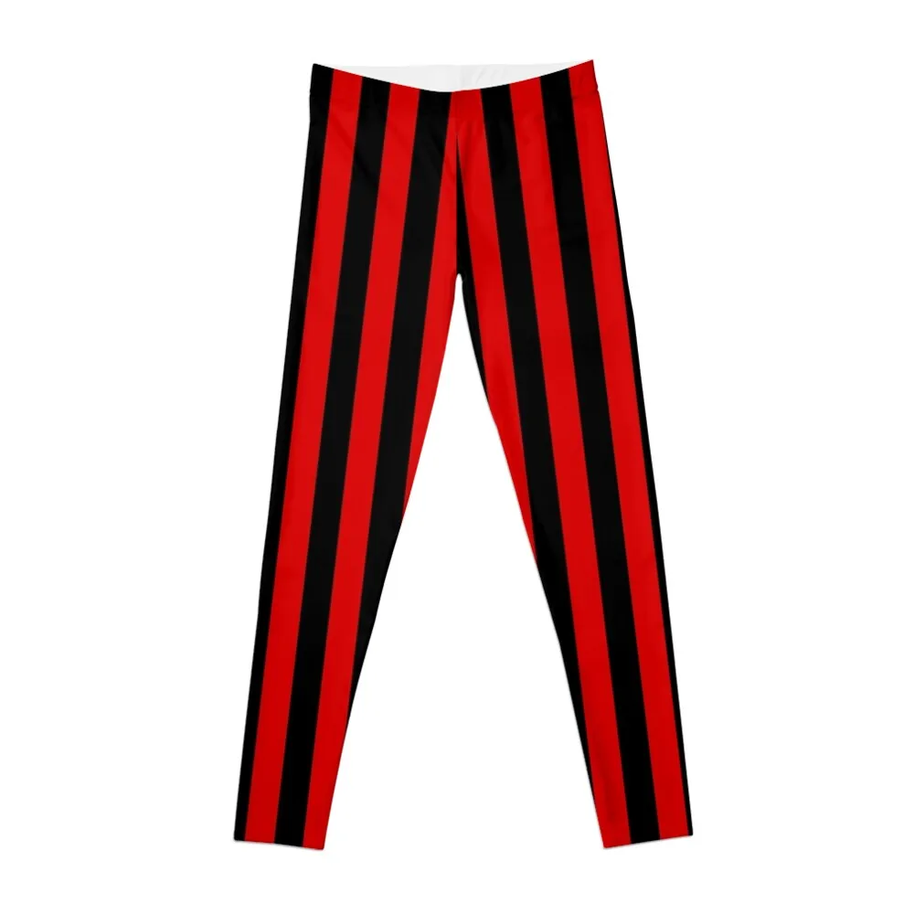 

Black and Red Stripes Cosplay Pants Leggings harem pants gym sportswear woman Womens Leggings
