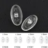 2000pcs Wholesale Eyeglasses Glasses Silicone nose pads various types & sizes eyewear nose pad part oval round 3
