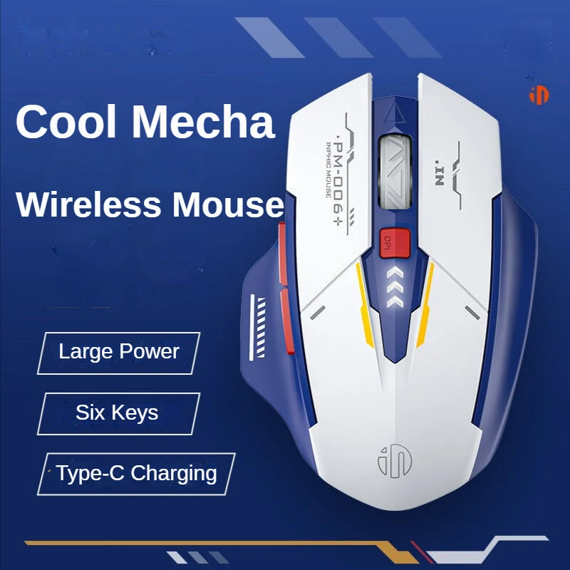M6P Ergonomic Gaming Wireless Mouse LED Light Mouse Gamer Mice Luminous USB Computer for Desktop Computer PC Laptop Gaming