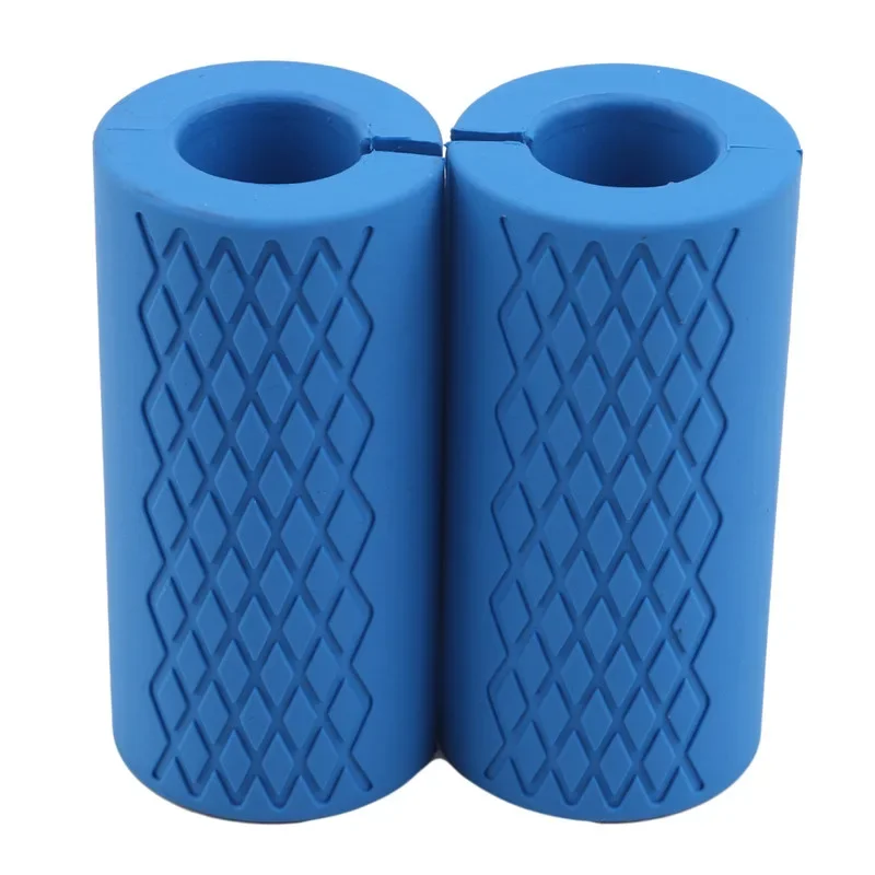 thumbnail image 1 of 1 Pair Dumbbell Thick Bar Handles Pull Up Weightlifting Support Silicon Anti-Slip Protect Pad Body Building Fitness Equipment, 1 of 9