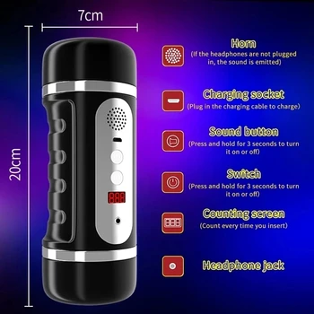 For Men 18+ Sex toys Vagina Automatic Silicone Pocket Pussy Sucking Blowjob Real Male Masturbator Cup Adult sex machine for men 5