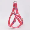 A colorful bone tripod pet dog harness for indoor and outdoor use 4