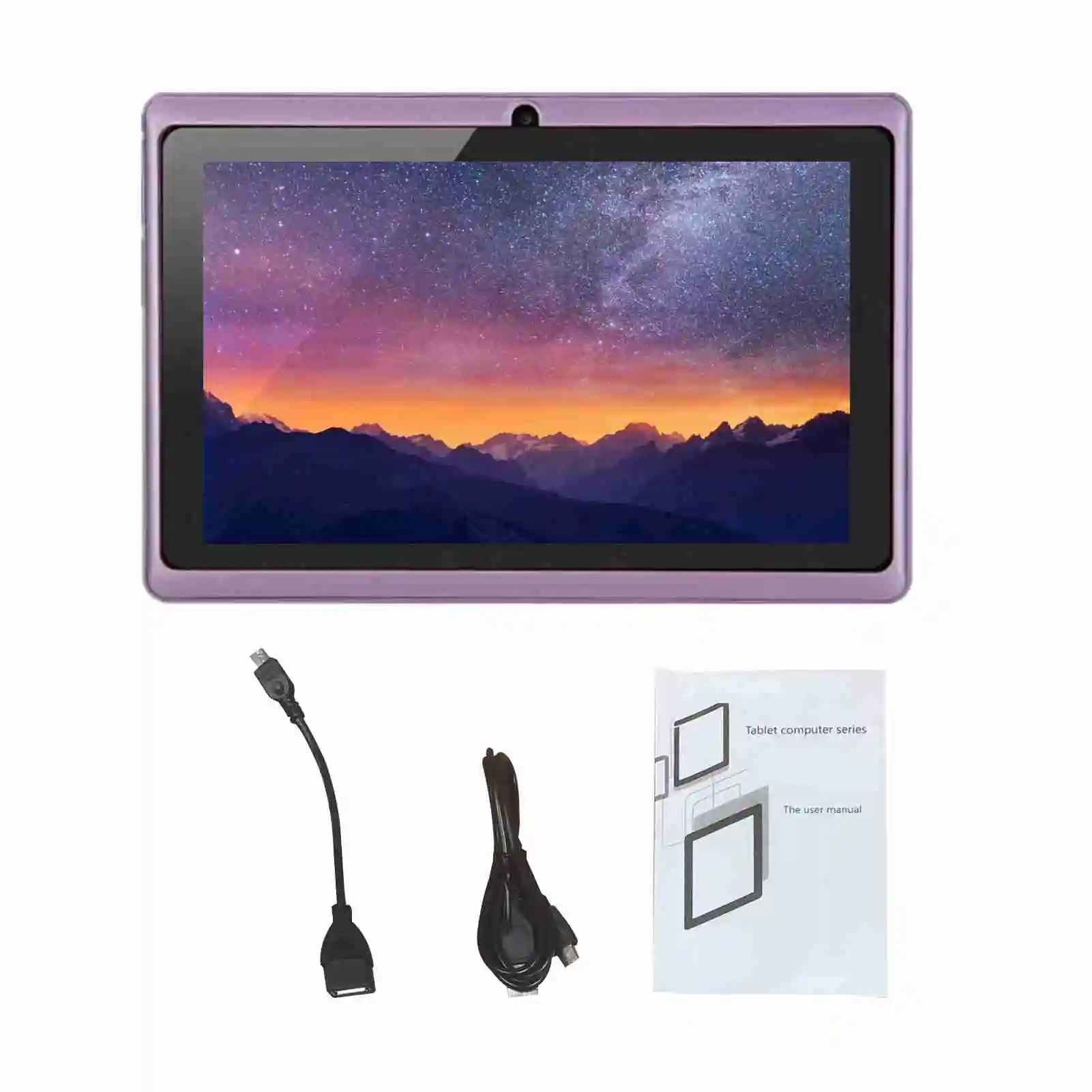 【신제품】7인치 디스플레이 화면 태블릿 0.3MP 듀얼 카메라 1G+8G 1024x600 태블릿(안드로이드 7.0 듀얼 카메라 태블릿용)
