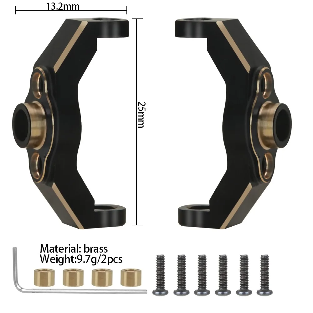 Châssis B et bielles de suspension pour crawler RC, ensemble de rechange.